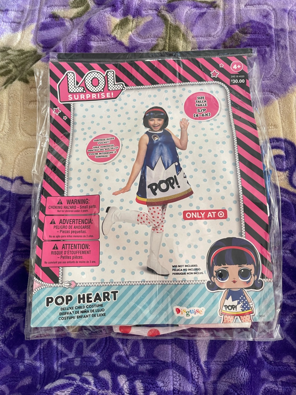 LOL Surprise! Pop Heart Kids Costume - Blue & White